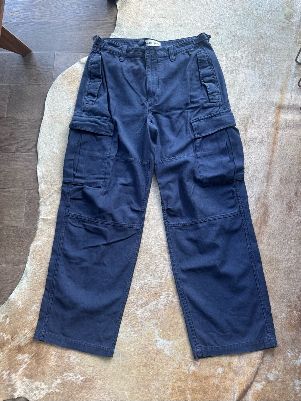 Aritzia Navy Cargo Pants